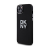 DKNY Liquid Silicone Metal Logo - pouzdro pro iPhone 15 / 14 / 13 (černé)