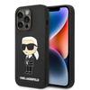 Karl Lagerfeld Silikon NFT Ikonik MagSafe - iPhone 14 Pro Tasche (schwarz)