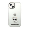 Karl Lagerfeld Choupette Body - Hülle für iPhone 14 Plus (Klar)