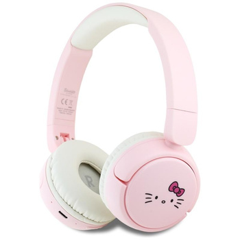 Hello Kitty Face Logo - Casque intra-auriculaire sans fil Bluetooth V5.3 (rose)