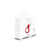 Étui PURO ICON - Porte-clés en silicone pour Apple AirTag (rouge)