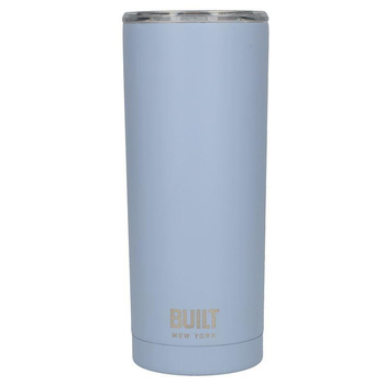 BUILT Vacuum Insulated Tumbler - Vakuumisolierter Stahl-Thermobecher 600 ml (Arctic Blue)