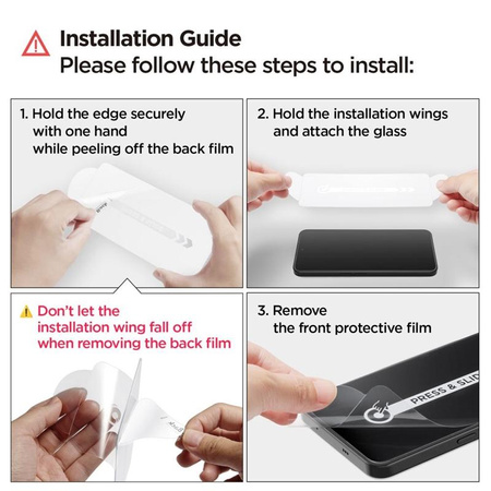 Spigen Glas.TR Slim 2er-Pack - Gehärtetes Glas für Nothing Phone 3 (2 Stück)