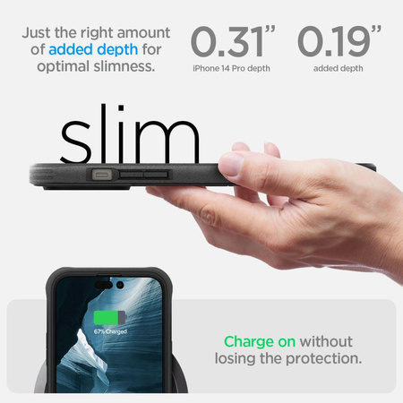 Spigen Mag Geo Armor 360 MagSafe - pouzdro pro iPhone 14 Pro (černé)