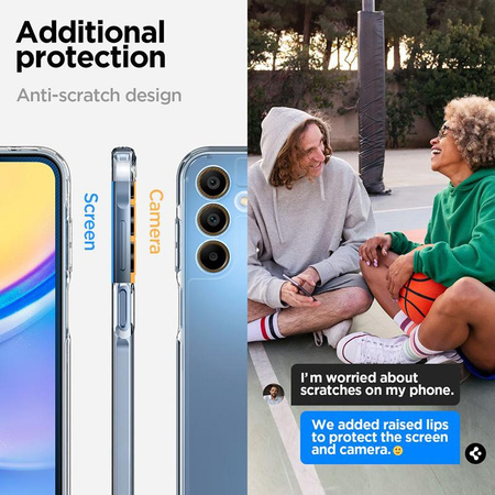 Spigen Ultra Hybrid - Gehäuse für Samsung Galaxy A15 4G/5G (Transparent)