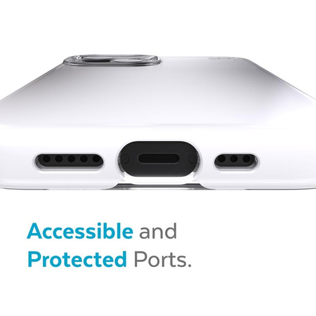 Speck Presidio Perfect-Clear + Ombre - iPhone 13 Case with MICROBAN Coating (Clear/Atmosphere Fade)
