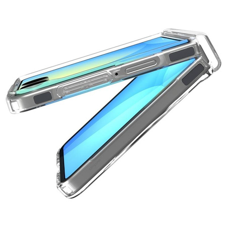 Spigen Ultra Hybrid Pro Mag MagSafe - Gehäuse für Samsung Galaxy Z Flip 7 (Klar/Weiß)
