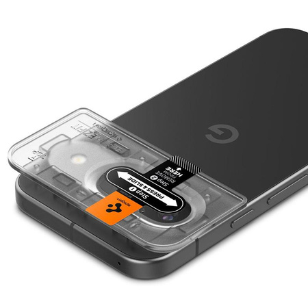 Spigen Optik.TR EZ Fit Camera Lens Protector 2-Pack - Szkło ochronne na obiektyw do Google Pixel 9 (2 szt) (Przezroczysty)