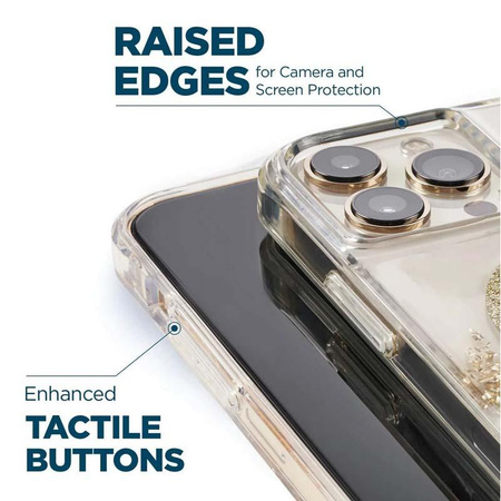 Case-Mate Karat MagSafe - Coque pour iPhone 14 Pro Max décorée avec de l'or (Marbre)