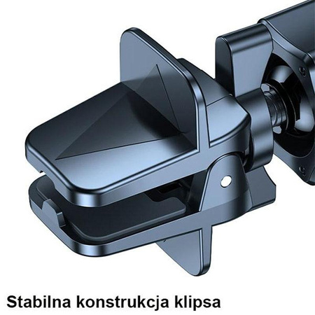 USAMS US-CD170 - Magnetic car holder with 15W wireless charging (Black)