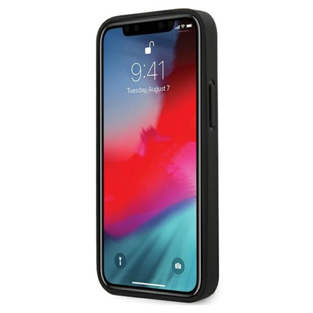 Karl Lagerfeld Saffiano Ikonik Karl`s Head - pouzdro na iPhone 12 mini (černé)