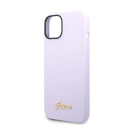 Guess Silicone Vintage - iPhone 14 Case (purple)