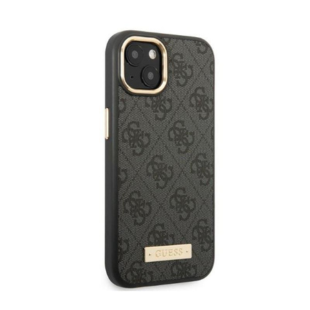 Guess 4G Logo Plate MagSafe - iPhone 13 Case (noir)