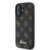 Guess Peony Script MagSafe - Coque pour iPhone 16 Plus (noir)