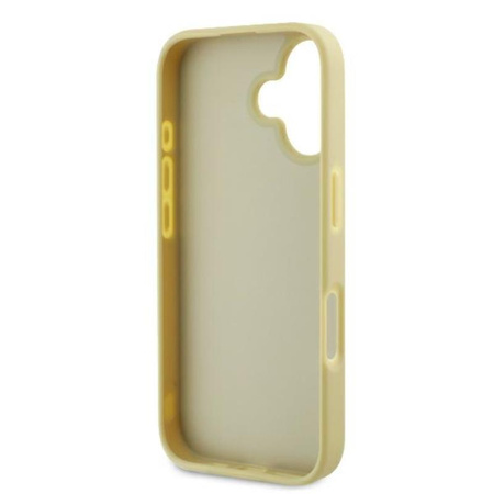 Karl Lagerfeld Metal Signature - pouzdro pro iPhone 16 (zlaté)