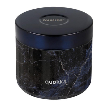 Quokka Whim Food Jar - Thermoskanne für Mittagessen / Lunch-Thermoskanne 600 ml (Marmor)