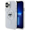 Karl Lagerfeld IML fém Choupette Head MagSafe - iPhone 12 / iPhone 12 Pro tok (fehér)