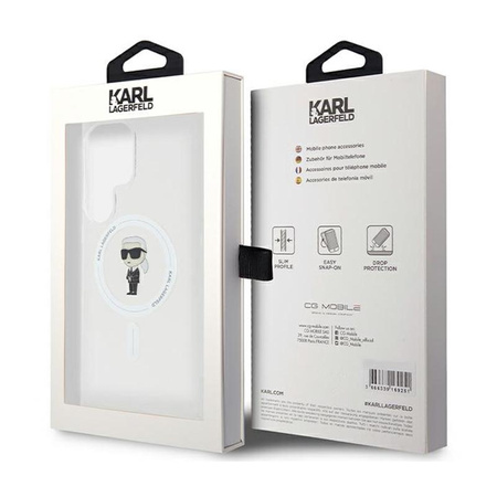 Karl Lagerfeld IML Ikonik MagSafe - Case for Samsung Galaxy S23 Ultra (Transparent)