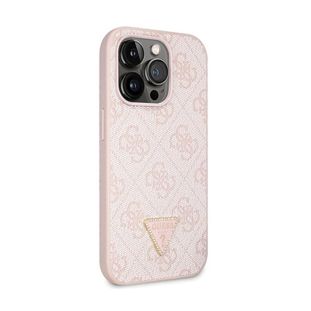 Guess Crossbody 4G Metal Logo - Coque iPhone 14 Pro (rose)