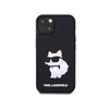 Karl Lagerfeld 3D Gummi NFT Choupette - iPhone 14 Plus Tasche (Schwarz)