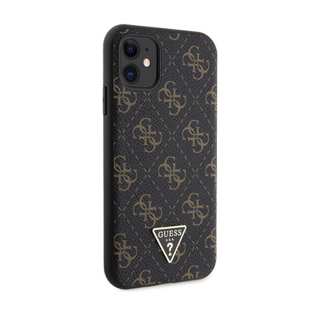Guess 4G Triangle Metal Logo - iPhone 11 Tasche (schwarz)