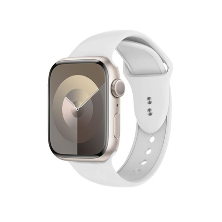 Crong Liquid - Armband für Apple Watch 44/45/46/49 mm (weiß)