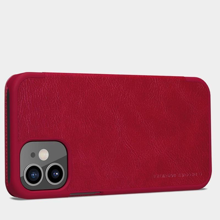 Nillkin Qin bőr tok - tok Apple iPhone 12 Mini (kék)