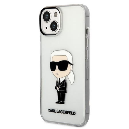 Karl Lagerfeld IML NFT Ikonik - iPhone 14 Tasche (Transparent)