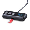 USAMS US-SJ503 - Zestaw głośnomówiący z transmiterem FM Bluetooth 5.0 (czarny)