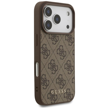 ETUI DO IPHONE 17 PRO BRĄZOWE GUESS CLASSIC ORYGINALNE ELEGANCKIE CASE