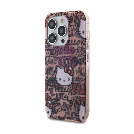 Hello Kitty IML címkék Graffiti - iPhone 13 Pro tok (rózsaszín)