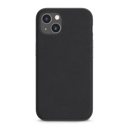 Moshi Overture - 3-in-1 iPhone 13 flip case (anti-bacterial NanoShield™) (Jet Black)