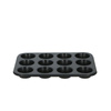 Alpina - Non-stick muffin / cupcake mold for 12 pieces (black)