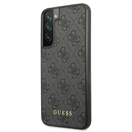 Guess 4G Metal Gold Logo - Etui Samsung Galaxy S22+ (szary)