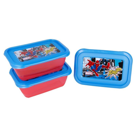 Spiderman - 540ml food container set (3pcs.)