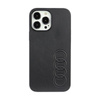 Audi Syntetická kůže - pouzdro pro iPhone 13 Pro Max (černé)