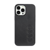 Audi Synthetic Leather - Coque pour iPhone 13 Pro Max (Noir)