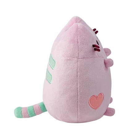 MASKOTKA PUSHEEN DLA DZIECKA RÓŻOWY KOT Z SERCEM 18cm PLUSZOWA PRZYTULANKA
