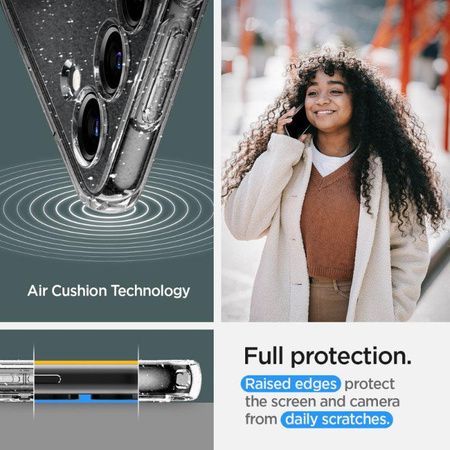 Spigen Liquid Crystal Glitter - Etui pour Samsung Galaxy S23+ (Transparent)