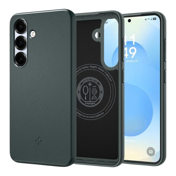 Spigen Thin Fit Mag MagSafe - Hülle für Samsung Galaxy S25 (Abyss Green)