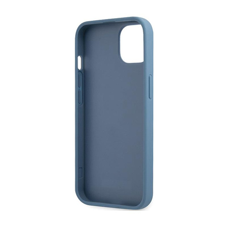 Guess 4G Bottom Stripe Metal Logo Collection - iPhone 15 Case (blue)