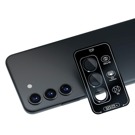 3mk Lens Protection Pro - Sklo na objektiv fotoaparátu pro Samsung Galaxy S24 (černé)