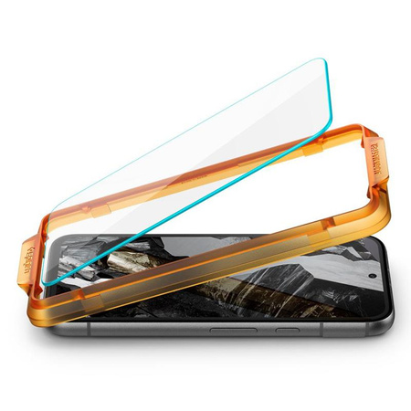 Spigen Alm Glas.TR 2-Pack - Gehärtetes Glas für Google Pixel 8A (2 Stk.) (Transparent)