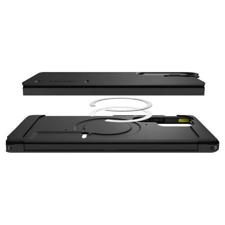 Spigen Tough Armor MagSafe - Gehäuse für Samsung Galaxy S25 Ultra (Schwarz)