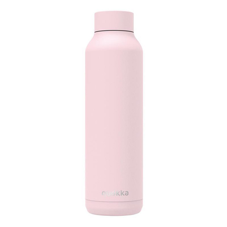 Quokka Solid - Bouteille thermique en acier inoxydable 630 ml (Quartz Pink)(revêtement en poudre)