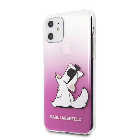 Karl Lagerfeld Choupette Fun Sunglasses - Etui iPhone 11 (różowy)