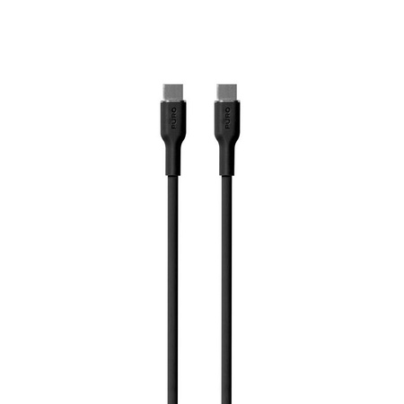 Câble souple PURO ICON - USB-C à USB-C 1,5 m (noir)