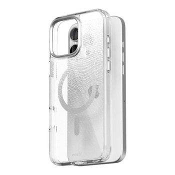 Moshi iGlaze MagSafe - Coque pour iPhone 16 Pro Max (Mist White)