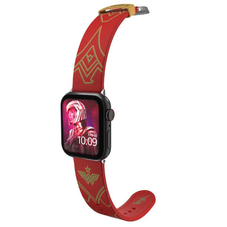 DC Comics - Armband für die Apple Watch 38/40/41/42/44/45/49 mm (Wonder Woman 1984: Crimson Armor)