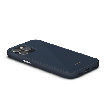 Moshi iGlaze Slim Hardshell Case - iPhone 13 Pro Case (SnapTo System) (Schieferblau)